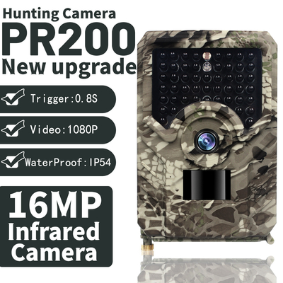PR200 PRO Wildlife Trail Camera IR 940nm LED kamera myśliwska IP56 Wodoodporna kamera dzika z noktowizorem