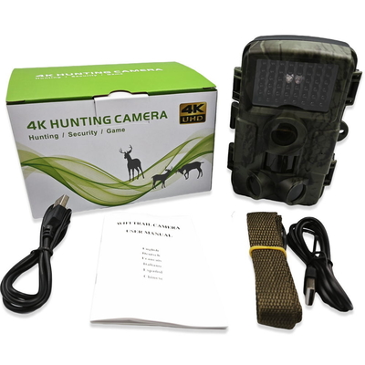 4K 30MP OEM ODM Outdoor Wildlife Wifi Trail Camera IP66 2,0-calowy ekran LCD