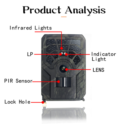 Kamera myśliwska PR300 WiFi IP56 Monitoring 24MP 1296P