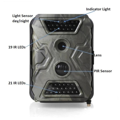 Kamera polowania GSM MMS 3G SMTP 12MP 1080P HD Wildlife Camera