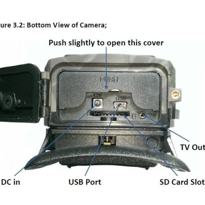 Kamera polowania GSM MMS 3G SMTP 12MP 1080P HD Wildlife Camera