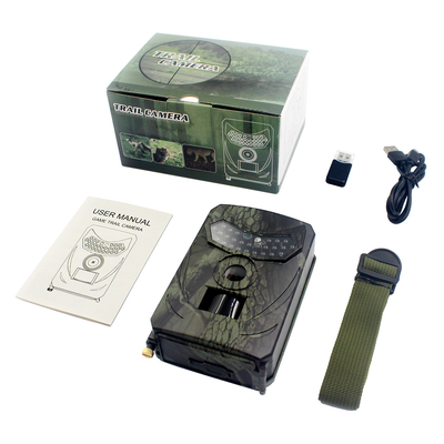 PR100C Hunter Trail Camera 26 sztuk LED 940nm 12MP 1080P IP56 wodoodporny