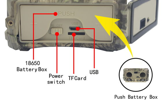 PR300A WIFI Kamera myśliwska 24MP 1296P