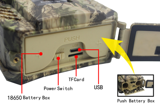 PR300A Hunter Trail Camera IP54 Wodoodporna 46 sztuk IR Lights 720P